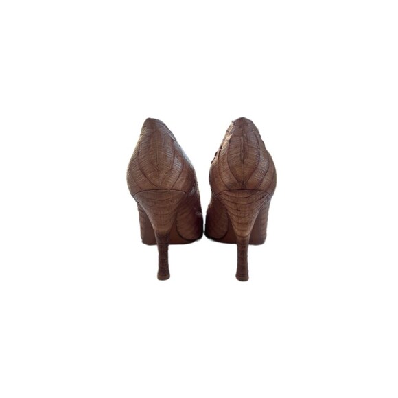 Prada Women's Python Snakeskin Pointed Toe Pumps - Picture 8 of 12